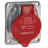 Legrand Eingebaute Hypra-Steckdose 400V 16A 3-Phasen IP44 Metall - 052233