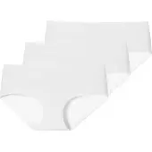 Schiesser Damen Panty, 3er Pack - Invisible Cotton, Nahtlos, Vorteilspack
