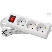 Kopp Schalterbuchse 3-Wege Arctic White Edge - 129713007 [10 Stück]