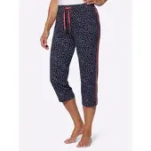Sieh an! 7/8-Freizeithose in marine-steingrau-bedruckt | Gr.: 44