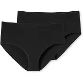 Schiesser Unterwäsche Damen 175996 95/5 Black (2er Set)-XXL
