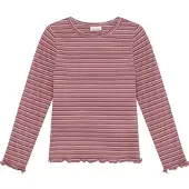 Minymo T-shirt LS Rib nostalgia rose (6180) 116