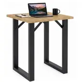 VCM Bartisch "Holz Bartisch Stehtisch Tisch Tresen Xona 80x50 cm", braun (schwarz, sonoma, eiche), B:80cm T:50cm, Tische, Bartisch