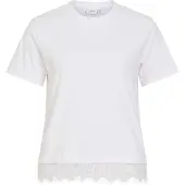 Vila Vinora Spitzensaum T-shirt