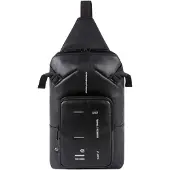 Piquadro Ein-Schulter-Rucksack Ca4929s106 Schwarz Haut