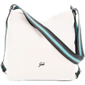 Gabs Tasche Rucksack Aissa L Aissa Bull Black Damen Leder Optisch Weiß