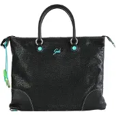 Gabs Tasche G3 Plus M Momu Schwarz 100% Leder