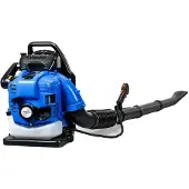 OEM Rucksack-Laubbläser, 750 CFM Luftstrom, leistungsstarker 4-Takt-Motor, Blau