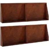 Syfax Stützmauer 4 stk. 60 x 12 x 40 cm Wetterfeststahl Rostoptik