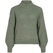 Vila Viliomy Stehkragen Strickpullover