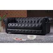 AEA Chesterfield Couchen Sofas Leder 3+2 Sitzer Sofagarnitur Garnituren Set Polster
