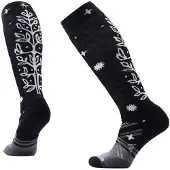 Smartwool - Women's Ski Full Cushion Ice Blossom OTC Socks - Skisocken Gr 42-45 schwarz