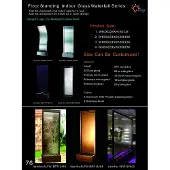 AEA Wandpaneel LED Wasserwand Wasser Wände Wasser Blasen Wand Waterwall 200x200cm