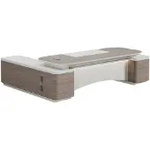 AEA Arbeitszimmer Eckschreibtisch Büro Tisch Chef modern