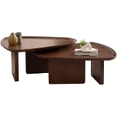 AEA 2x Couchtische Design Tische Wohnzimmer Hochwertiges Luxus Holz Modern Design