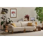 AEA Stilvolle Wohnzimmer Möbel Polstercouch Konsole Couchtisch Tisch