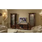 AEA Wohnwand Barock Stil Wohnzimmer Vitrine Sideboard rtv Regal Wohnwände Schrank