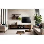 AEA Regale Wohnwand rtv tv Sideboard Vitrinen Schrank Wohnzimmer Regal arredoclassic