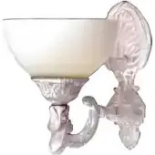 AEA Wandleuchte Wandlampe Wandleuchten Art Lüster Wand Lampen Weiß Glas