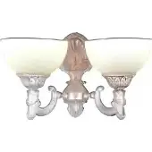 AEA Wandleuchte Wandlampe Wandleuchten Art Lüster Wand Lampen Weiß Glas