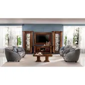 AEA Wandschrank Wohnwand RTV Designer Möbel Wohnzimmer Vitrine Vitrinen Kommode