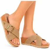 Gioseppo 74512-P-Taupe Damen-Sandalen in Braun für Alltag