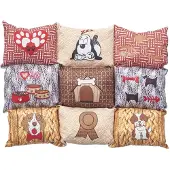 Mascow Hundebett mit rutschfester Unterseite, 58 × 80 cm