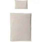 Markenlos Bettwäsche-Set 100% Baumwolle - Beige
