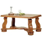 AEA Echtholz Tisch Klassischer Couchtisch Sofa Beistell Tische Holz Handarbeit