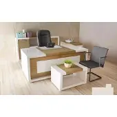 AEA Eckschreibtisch Bürotisch Schreibtisch Couchtisch Aktenschrank Büromöbel 3tlg.