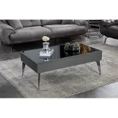 AEA Couchtisch Wohnzimmer Holz Luxus Möbel Moderne Farbe Grau