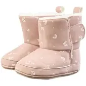 Sterntaler Babystiefel "Baby Stiefel Herz", Baby, Gr. 22, rosa (samtrosa), Schuhe Babystiefel