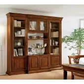 AEA Fernseh Schrank Anbauwand Wohnwand tv Schrankwand Massivholz klassisch
