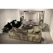 AEA Modern Wohnzimmer Set Sofagarnitur Möbel Design Wohnwand Couchtisch Komplett