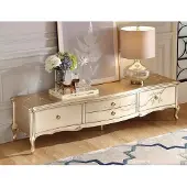 AEA Klassisches Beiges TV-Lowboard Stilvolle Medienmöbel TV-Schrank