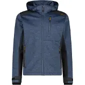 CMP Herren Softshelljacke Man Jacket Zip Hood 36A2477-N883 52 - Avio Mel. - 52