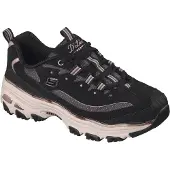 SKECHERS "DLITES-" Schnürschuh, Freizeitsneaker mit Glitzerdetails