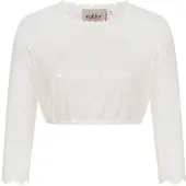 Nübler Dirndlbluse Langarm Julia in Creme | Gr.: 42