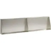 vidaXL Stützmauer 2 stk. 80 x 12 x 40 cm Edelstahl Silber