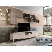 AEA Wohnwand rtv Wandschrank Regal Wohnzimmer Holz Schränke Wand Regale