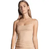 Calida Unterhemd "Unterhemd Natural Comfort Spaghetti-Top 1er Pack", Damen, Gr. 44-46, N-Gr, beige (nude), Obermaterial: 92% Baumwolle CO. 8% Elasthan EL., Unterhemden Unterhemd