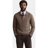 Gant für Herren. 8040263 Polo Wollmischung taupe (L), Wolle, Klassisch, Langarm