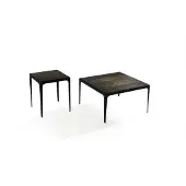 AEA Luxus Couchtisch Quadratisch Tisch Möbel Einrichtung Wohnzimmer Schwarz
