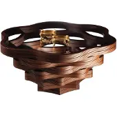 AEA Wohnzimmer Holztisch Couchtisch Kaffeetisch Braun Modern Freistehend