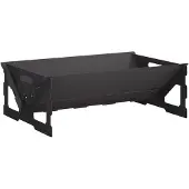 vidaXL Feuerstelle Schwarz 60 x 40 x 20 cm Stahl