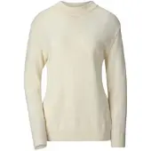 Classic Dog Stehkragenpullover CLASSIC "Pullover", Damen, Gr. 44, beige (natur), 70% Polyacryl, 30% Schurwolle, unifarben, figurumspielend, Pullover Stehkragenpullover