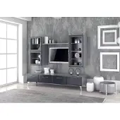 Xl Moebel Gmbh Tv Ständer Seitenschrank Moderne Wohnwand Wohnzimmer Wohnwände 4tlg