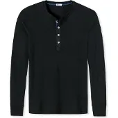 Schiesser Freizeit Langarmshirt Revival Karl-Heinz schwarz Herren