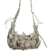 Desigual Stylische graue Damenhandtasche mit verstellbarem Schultergurt