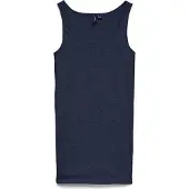 Vero Moda Longtop "VMMAXI", Damen, Gr. M, blau (marine), Jersey, Obermaterial: 93% Baumwolle, 7% Elasthan, unifarben, Basic, sehr figurbetont Po-bedeckend, Rundhals, Tops Longtop, Topseller